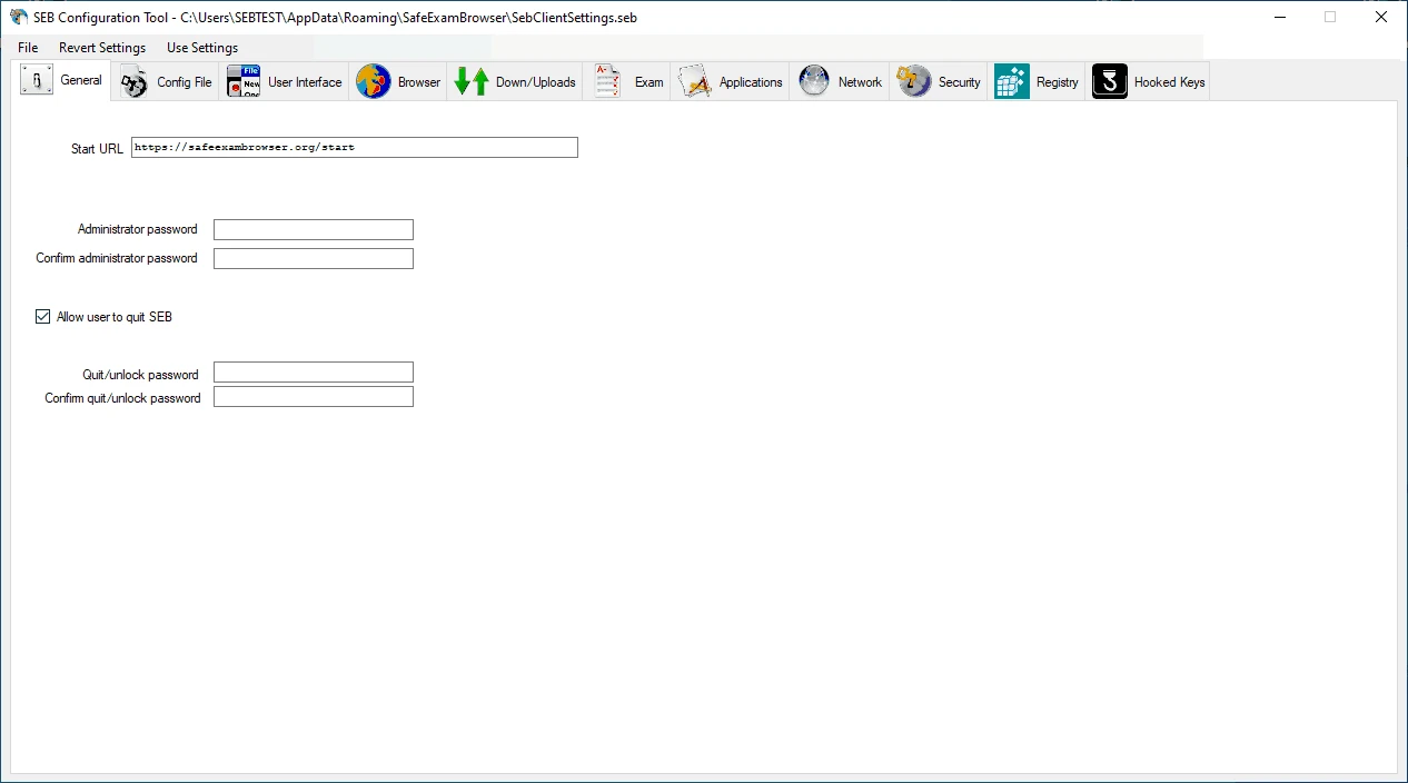 Safe Exam Browser — 截圖 1